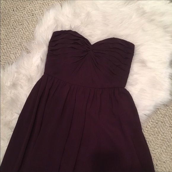 Lulus maxi formal burgundy maroon dark prom dress - Picture 4 of 5